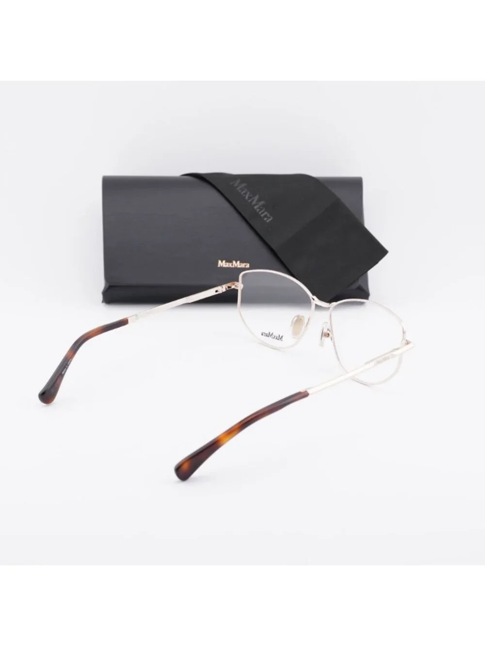 Max Mara MM5153 028 Eyeglasses Gold 55mm Oval Frame